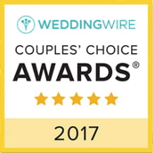 WeddingWire Couple's Choice Award 2017